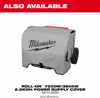 ROLL-ONTM Portable Power Supply 7200W/3600W with Integrated 2.5kWh Battery