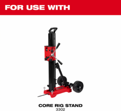 Core Rig Vacuum Pad for 14 Inch Bits with Pressure Gauge, 13.9 Pounds