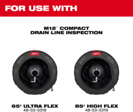 M12™ Compact Drain Line Inspection Powered Base