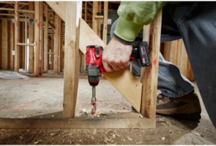 M12 FUEL 1/2 Inch Drill/Driver Kit, 400 in-lbs Torque, 1550 RPM, 2.5 lbs