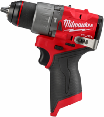 M12 FUEL 1/2 Inch Hammer Drill/Driver Kit, 2.6 lbs, 33.33 ft-lbs Torque