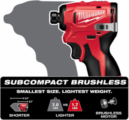 M12™ Subcompact Brushless 1/4" Hex Impact Driver