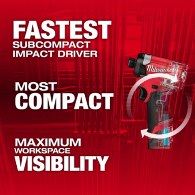 M12 FUEL™ 1/4 Inch Hex Impact Driver Kit, 1500 in-lbs Torque, 3600 RPM