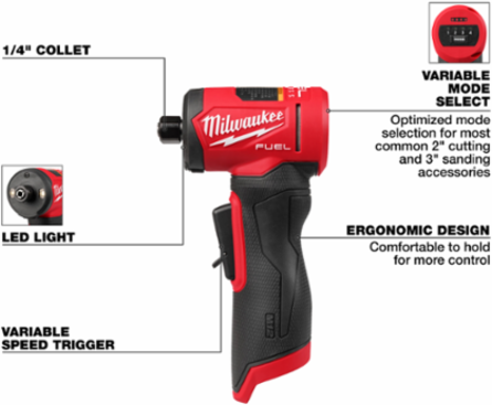 M12 FUEL™ 1/4" Right Angle Die Grinder