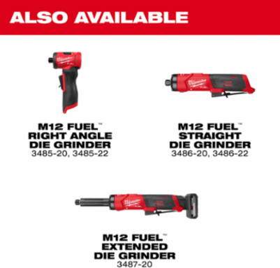 M12 FUEL™ 1/4" Right Angle Die Grinder
