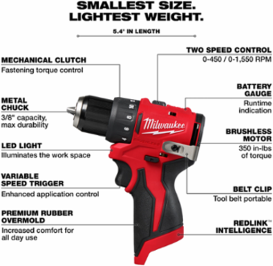 M12™ Subcompact Brushless 2-Tool Combo Kit