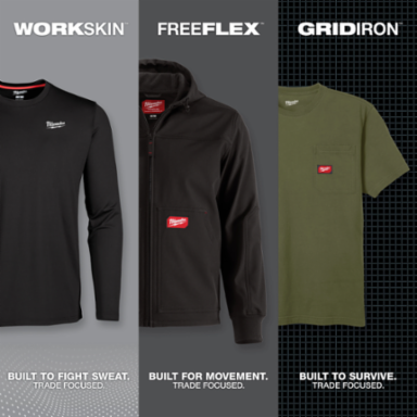 FREEFLEX Pullover Hoodie - Blue, Size L, Cotton/Polyester, Breathable