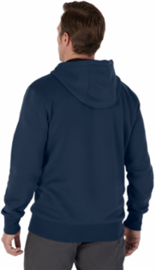 FREEFLEXTM Midweight Pullover Hoodie, Blue, XL, 1 Pocket, Breathable Fabric
