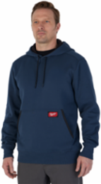 FREEFLEXTM Midweight Pullover Hoodie, Blue, XL, 1 Pocket, Breathable Fabric