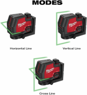 USB Rechargeable Green Cross Line Laser