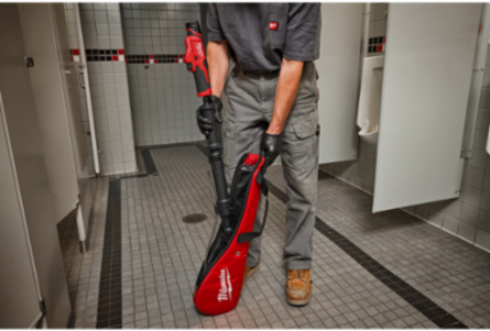 M12TM TRAPSNAKETM 4' Urinal Auger with 3/8 Inch Cable and Electric Power Source