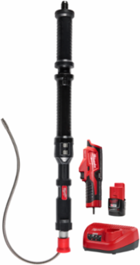 M12TM TRAPSNAKETM 4' Urinal Auger with 3/8 Inch Cable and Electric Power Source