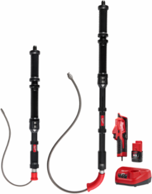M12 TRAPSNAKE 2-Tool Combo Kit with 4' Urinal & 6' Toilet Augers