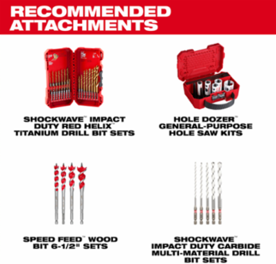 M18™ Compact Brushless Drill/Driver 1/2 Inch, 5.7 Inch Length, 2.3 lbs, 1700 RPM