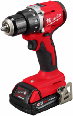 M18 Compact Brushless 1/2 Inch Drill/Driver Kit, 550 in-lbs Torque, 1700 RPM