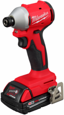 M18TM Compact Brushless 1/4 Inch Hex Impact Driver Kit, 1700 in-lbs Torque, 3600 RPM