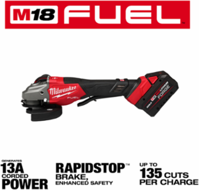 M18 FUEL™ 4-1/2"-6" Braking Grinder, Paddle Switch Kit