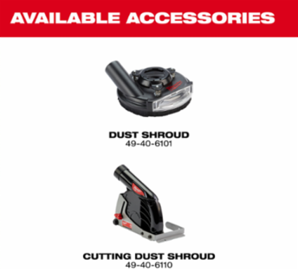 M18 FUEL™ 4-1/2"-7" Variable Speed Braking Grinder, Paddle Switch w/ ONE-KEY™