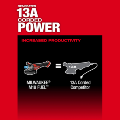 M18 FUEL™ 4-1/2"-7" Variable Speed Braking Grinder, Paddle Switch w/ ONE-KEY™