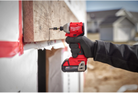 M18TM Compact Brushless 2-Tool Combo Kit, 1/2 Inch Drill, 1/4 Inch Impact, 550 in-lbs Torque