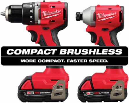 M18™ 4-Tool Combo Kit - Includes 1/2" Hammer Drill, 3-Speed Impact Driver, 7-1/4" Circular Saw, Hackzall