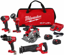 M18 FUEL 5-Tool Combo Kit with 1/4 in Hex Chuck, 6-1/2 in Blade