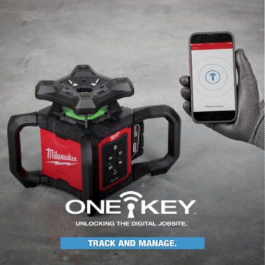 M18 Green Rotary Laser Level Kit, 1000 ft Range, 7.5 lbs, Self-Leveling, Includes Remote & Wall Mount