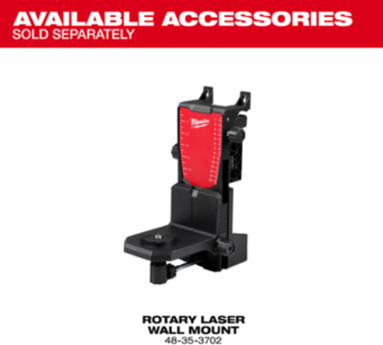 M18 Red Dual Slope Rotary Laser Level Kit, 4000 Ft Range, 1/16 In Accuracy