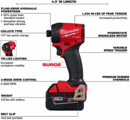 M18 FUEL™ 2-Tool Combo Kit