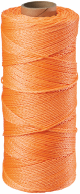 1000 Ft. Orange Braided Nylon Line, 0.06 Inch Diameter, 165 lb Tensile Strength