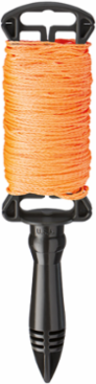 250 Ft. Orange Braided Line - 165 lb Tensile Strength, Durable #18 Nylon