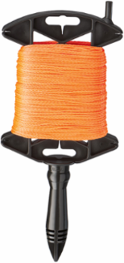 500 Ft. Orange Braided Nylon Line with Plastic Handle