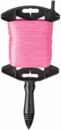 500 Ft. Pink Braided Line with Durable #18 Nylon, 2.25 Inch Width, 165lb Tensile Strength