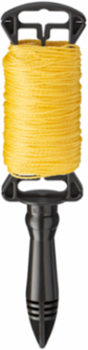 250 Ft Gold Twisted Nylon Line Reel, 2.5 Inch Width, 0.06 Inch Diameter