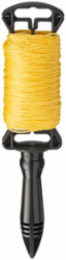 250 Ft Gold Twisted Nylon Line Reel, 2.5 Inch Width, 0.06 Inch Diameter
