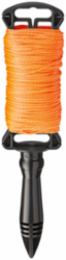 250 Ft. Nylon Twisted Line Reel, 2.5 Inch Width, Orange Color