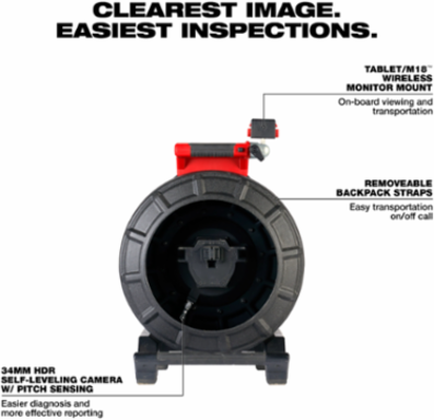 120’ Mid-Stiff Modular Pipeline Inspection Reel