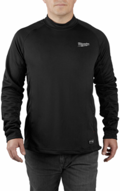 USB Rechargeable Heated Midweight Base Layer - X-Large, Polyester, Fleece Lined