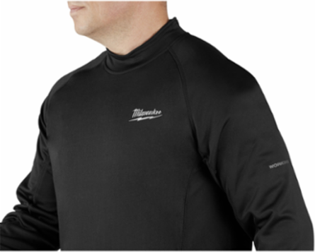USB Rechargeable Heated Midweight Base Layer - X-Large, Polyester, Fleece Lined