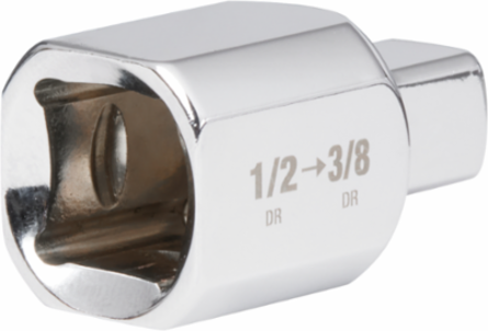 1/2 Inch Drive to 3/8 Inch Male Adapter, Chrome Vanadium Steel