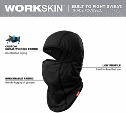 WORKSKIN™ Mid-Weight Cold Weather Balaclava, Polyester, One Size, Moisture Management