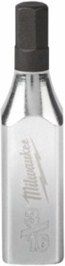 1/4 Inch Drive 3/16 Inch Hex Bit Socket, Chrome Plated, 1.625 Inch Length