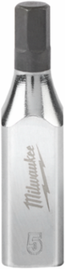 1/4 Inch Drive 5mm Hex Bit Socket - Chrome, S2 Steel, Slim Profile