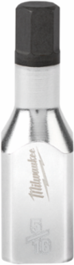 3/8 Inch Drive 5/16 Inch Hex Bit Socket, S2 Steel, Chrome Plated, 2 Inch Length