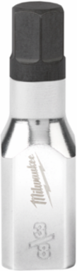 3/8 Inch Drive Hex Bit Socket, 2 Inch Long, Chrome-Plated S2 Steel