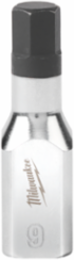 3/8 Inch Drive 9mm Hex Bit Socket, 2 Inch Length, S2 Steel, Chrome Finish