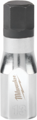 3/8 Inch Drive 13mm Hex Bit Socket, Chrome Plated, S2 Steel