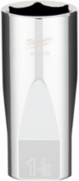 1/2 Inch Drive 1-1/16 Inch Deep Socket, 6 Point Chrome Vanadium Steel