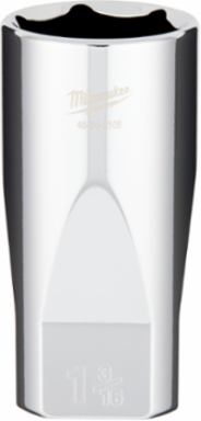 1/2 Inch Drive 1-3/16 Inch Deep Well Socket, Chrome Vanadium Steel, 6 Point