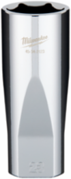1/2 Drive 23mm Deep Socket, 6-Point, Chrome Vanadium Steel